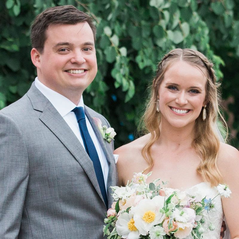 Elise and Connor Hopkins Gallegos