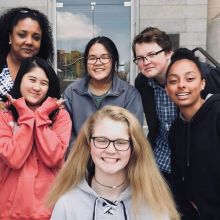 Group of teens